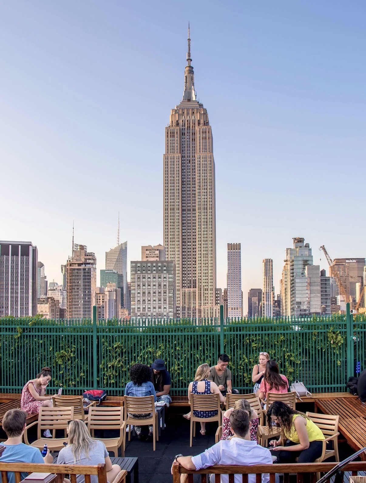 Empire State Building from 230 Fifth rooftop